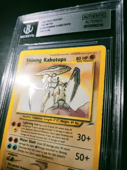 Pokemon Shining Kabutops Neo Destiny BGS Altered Eng No Goldstar - Image 3