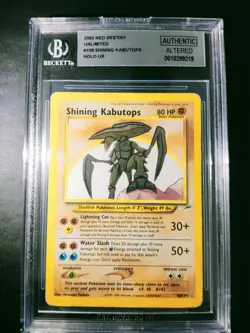 Pokemon Shining Kabutops Neo Destiny BGS Altered Eng No Goldstar - Image 4