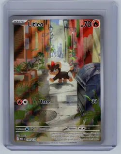 Litleo 139/132 Illustration Rare Mega Evolution Pokemon NM - Image 1