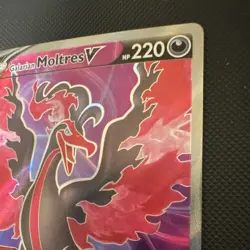 Pokemon Galarian Moltres V Full Art Ultra Rare Holo Chilling Reign 176/198 220 … - Image 3