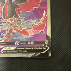 Pokemon Galarian Moltres V Full Art Ultra Rare Holo Chilling Reign 176/198 220 … - Image 4