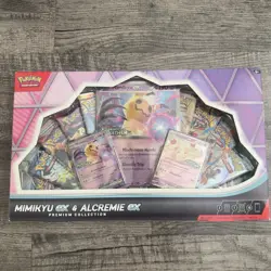 Mimikyu ex & Alcremie EX - Premium Pokemon Collection Box - Sealed In Hand - Image 1