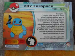 CARAPUCE #07 - TOPPS TV ANIMATION EDITION 1999 - POKEMON - TRES BON ETAT - Image 4