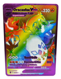 Carte Pokemon effet violet - FRANCE - Neuf - Dracaufeu Vmax - Image 1