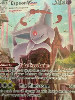 Pokemon TCG Espeon VMAX Fusion Strike 270/264 Holo Secret Rare - Image 2