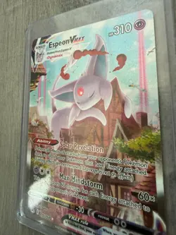 Pokemon TCG Espeon VMAX Fusion Strike 270/264 Holo Secret Rare - Image 3