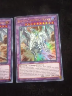 Blue-Eyes Twin Burst Dragon - LCKC-EN058 - Ultra Rare - 1st Edition - Image 1