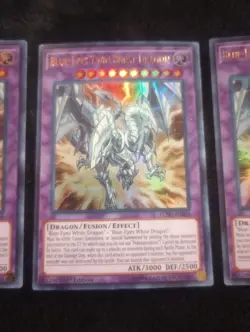 Blue-Eyes Twin Burst Dragon - LCKC-EN058 - Ultra Rare - 1st Edition - Image 2