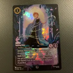Disney Lorcana - Anna - Soothing Sister - ENCHANTED - Winterspell - 227/204 - Image 1