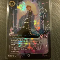 Disney Lorcana - Anna - Soothing Sister - ENCHANTED - Winterspell - 227/204 - Image 4