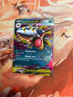 Mega Sharpedo ex 061/094 Phantasmal Flames Pokemon TCG NM Card - Image 2