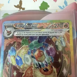 Flareon ex 146/131 SV: Prismatic Evolutions NM Pokemon Card TCG Super Clean! - Image 5