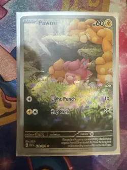 Pawmi - 226/091 - Pokemon Paldean Fates Illustration Rare Card NM - Image 1