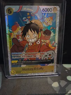 One Piece Monkey.D.Luffy OP07-109 Super Rare Card Game English TCG CCG - Image 1