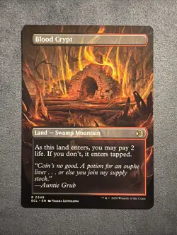 Magic The Gathering MTG - Blood Crypt (Borderless) - Lorwyn Eclipsed - Image 2