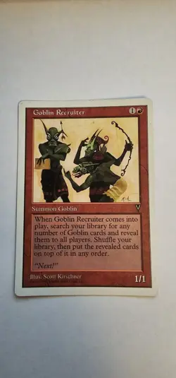 MTG Anthologies- Goblin Recruiter Regular - Image 1