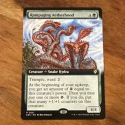 MTG Aetherdrift - Rampaging Aetherhood - Extended Art - Rare - Image 1