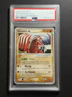 2003 POKEMON BLACK STAR PROMO #002 GROUDON EX-HOLO PSA 6 - Image 1