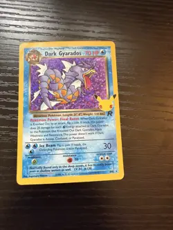 Pokemon TCG Celebrations 25 Year Anniversary Pokemon Dark Gyarados Holo - Image 1