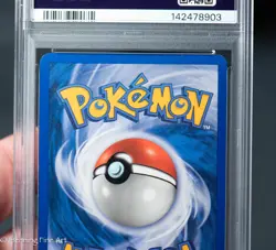 2004 POKEMON EX TEAM ROCKET RETURNS GOLD STAR #109 TREECKO-HOLO PSA 7 - Image 5