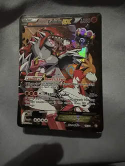 Pokemon Team Magma's Groudon EX Double Crisis 15/34 Full Art Holo DM BEFORE BUY - Image 1