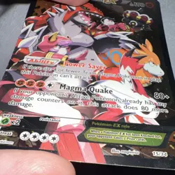 Pokemon Team Magma's Groudon EX Double Crisis 15/34 Full Art Holo DM BEFORE BUY - Image 5