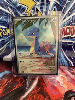 Misty's Lapras 194/182 Illustration Rare IR - Destined Rivals - Pokemon SV10 NM - Image 1