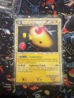 Ampharos 105/123 Rare Prime HeartGold & SoulSilver Pokemon - Image 1