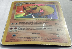 *DAMAGED* Flareon 3/64 - Jungle Holo - Pokemon TCG - Image 2