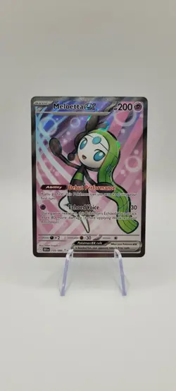 Pokemon TCG: Meloetta ex 159/086 Ultra Rare Full Art - Black Bolt - NM - Image 1