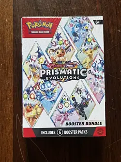 Pokemon Prismatic Evolutions Scarlet and Violet Booster Bundle - New/Sealed - Image 1