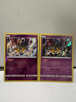 2x Giratina 97/214 Holo/Reverse Rare Pokemon Sun & Moon (Lost Thunder) LP - Image 1
