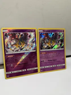 2x Giratina 97/214 Holo/Reverse Rare Pokemon Sun & Moon (Lost Thunder) LP - Image 3