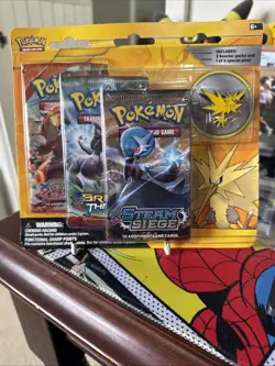 Zapdos | XY Triple Blister | 2016 | Pokemon TCG Legendary Birds | Siege/BREAK - Image 1