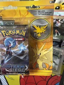 Zapdos | XY Triple Blister | 2016 | Pokemon TCG Legendary Birds | Siege/BREAK - Image 2