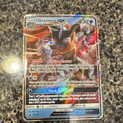 Pokemon TCG Greninja GX SM197 SM Promo Holo GX 230HP Stage 2 - Image 1