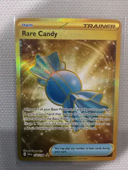 Pokemon TCG: Rare Candy #256/198 Hyper Rare Gold Scarlet & Violet Base - Image 1