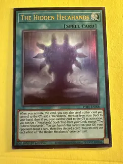 YuGiOh ~ The Hidden Hecahands PHRE-EN008 1st Edition ~ Phantom Revenge - Image 1