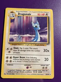 DRAGONAIR - 18/102 - Base Set - Pokemon Card - NM - Image 1