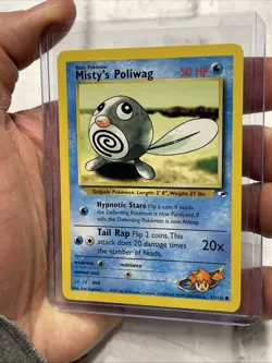 MISTY’S POLIWAG 87/132 - Gym Heroes Set - VINTAGE WOTC Pokemon Card NM Nintendo - Image 2