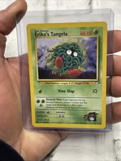 Erika's Tangela 79/132 Gym Heroes Pokemon Card NM Vintage Vtg Nintendo WOTC TCG - Image 1