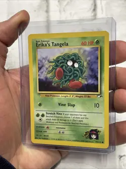Erika's Tangela 79/132 Gym Heroes Pokemon Card NM Vintage Vtg Nintendo WOTC TCG - Image 2