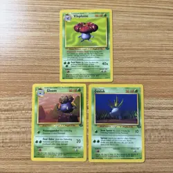 Pokemon TCG Oddish Gloom Vileplume Jungle Evolution Card Lot - Image 1