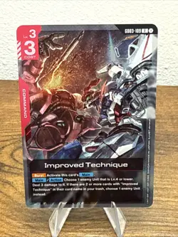 Improved Technique GD03-109 R Gundam Card Game Steel Requiem NM TCG - Image 1