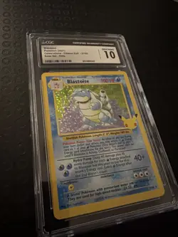 2021 Pokemon Celebrations Classic 2/102 Blastoise Holo CGC 10 Gem Mint Slab Card - Image 2