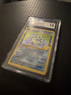 2021 Pokemon Celebrations Classic 2/102 Blastoise Holo CGC 10 Gem Mint Slab Card - Image 3