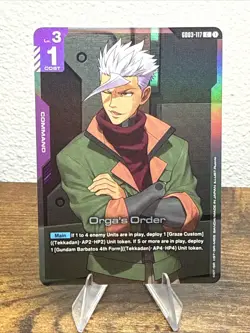 Orga's Order C GD03-117 - FOIL - Gundam Card Game - Image 1
