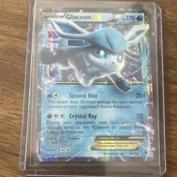 Pokemon Glaceon EX Holo Card 170 HP 20/124 Beast Pokemon TCG Card Stock English - Image 1