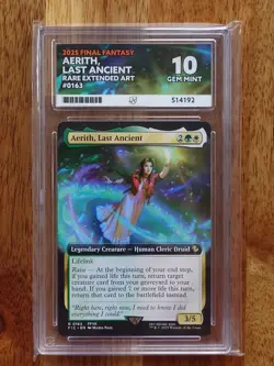 Aerith, Last Ancient - Rare Extended Art 0163 NON-FOIL - ACE 10 POP 1! - Image 1