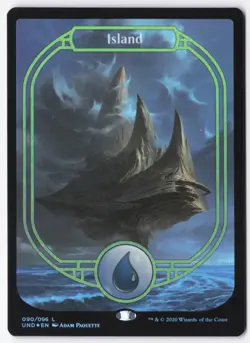 Island (Full Art) Foil L Unsanctioned 90 NM - Image 1